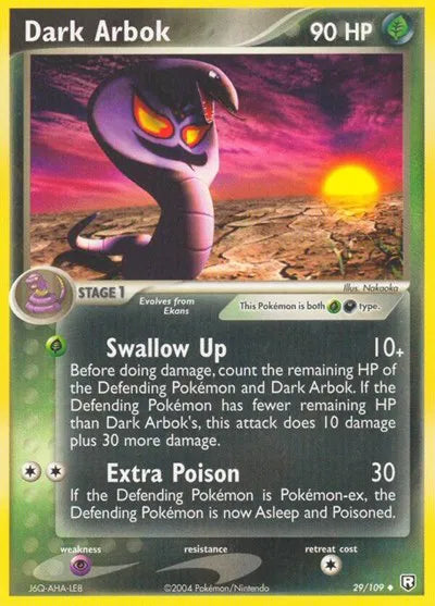 Dark Arbok 29 · Normal (EX Team Rocket Returns)