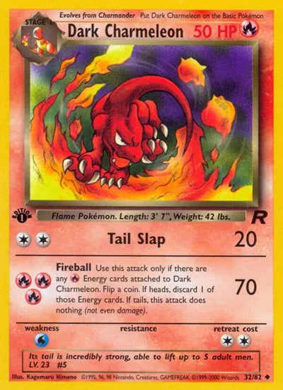 Dark Charmeleon 32 · 1st Edition (Team Rocket)