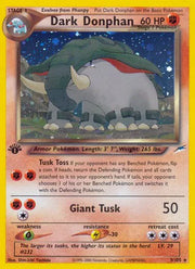 Dark Donphan 3 · Unlimited Holofoil (Neo Destiny)