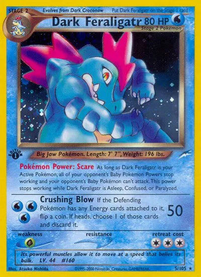 Dark Feraligatr 5 · Unlimited Holofoil (Neo Destiny)