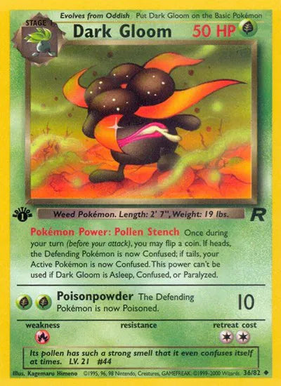 Dark Gloom 36 · 1st Edition (Team Rocket)