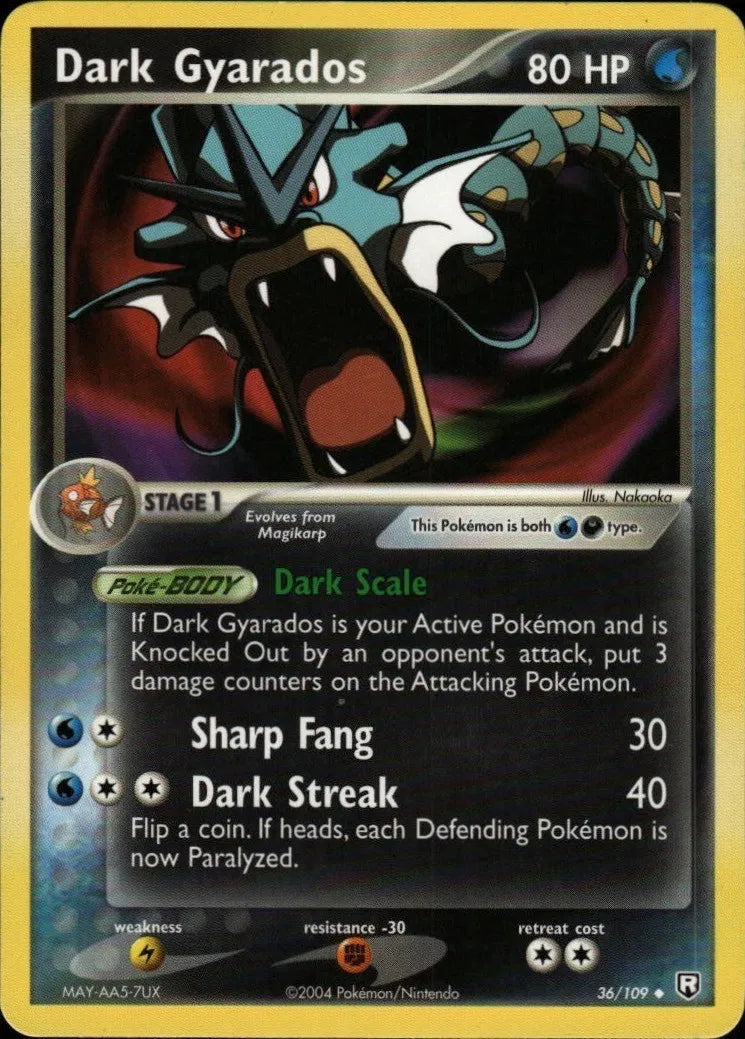 Dark Gyarados 36 · Normal (EX Team Rocket Returns)
