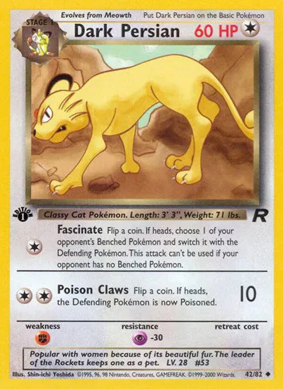 Dark Persian 42 · 1st Edition (Team Rocket)
