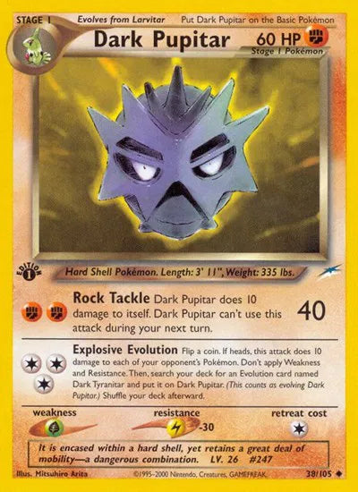Dark Pupitar 38 · 1st Edition (Neo Destiny) Vintage