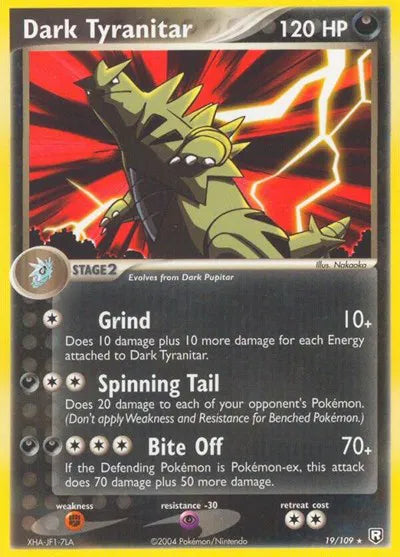 Dark Tyranitar (19) · Normal (EX Team Rocket Returns)