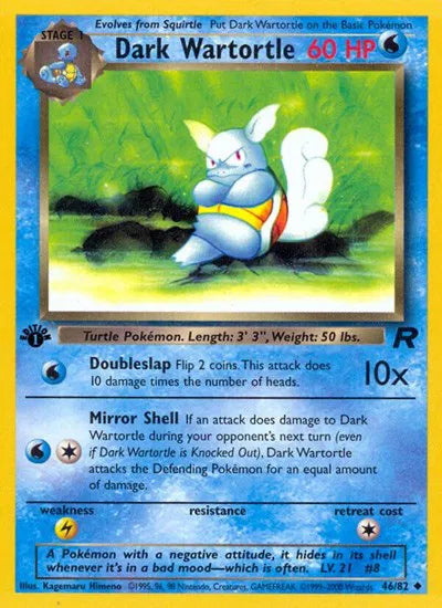 Dark Wartortle 46 · Unlimited (Team Rocket)