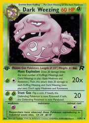 Dark Weezing (14) · 1st Edition Holofoil (Team Rocket)