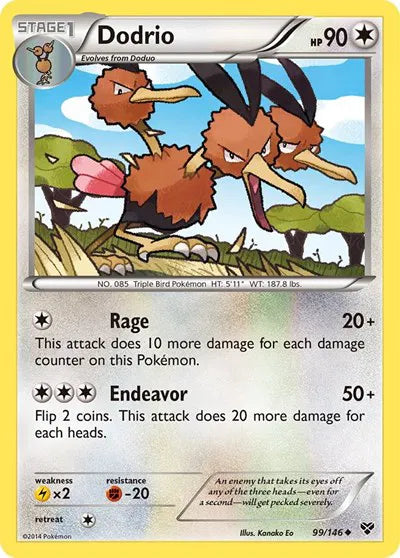 Dodrio 99 · Normal (XY Base Set)