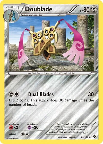 Doublade 84 · Reverse Holofoil (XY Base Set)