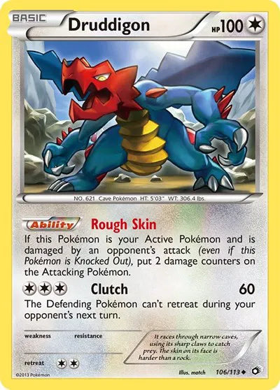 Druddigon 106 · Normal (Legendary Treasures)