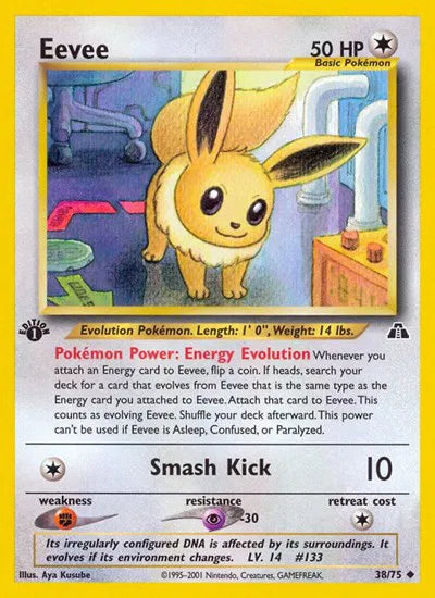 Eevee 38 · 1st Edition (Neo Discovery)