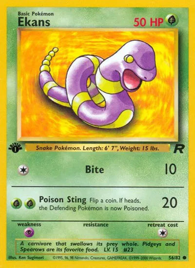 Ekans 56 · 1st Edition (Team Rocket)