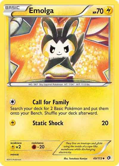 Emolga 49 · Normal (Legendary Treasures)