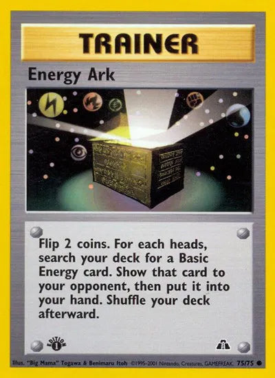 Energy Ark 75 · 1st Edition (Neo Discovery)
