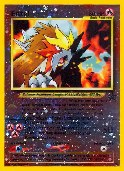 Entei 34/53 (WoTC Promo) — CGC 10