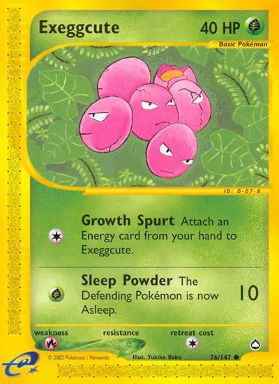 Exeggcute (76) · Normal (Aquapolis)