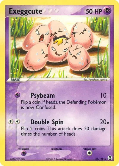 Exeggcute 33 · Normal (EX FireRed & LeafGreen)