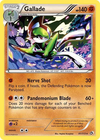 Gallade 81 · Normal (Legendary Treasures)
