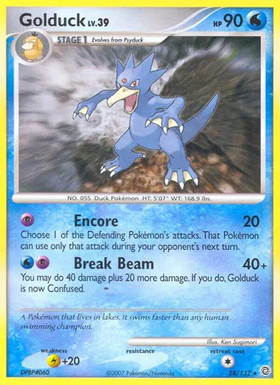 Golduck 28 · Reverse Holofoil (Secret Wonders)