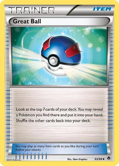 Great Ball [Reverse Holo] #93 Pokemon Emerging Powers
