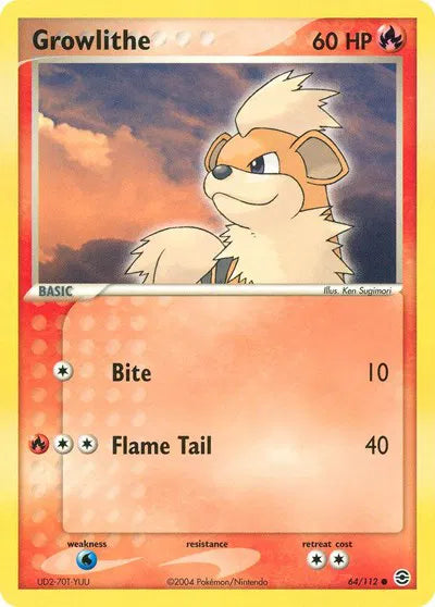 Growlithe 64 (EX FireRed & LeafGreen)
