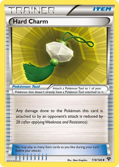 Hard Charm 119 · Reverse Holofoil (XY Base Set)