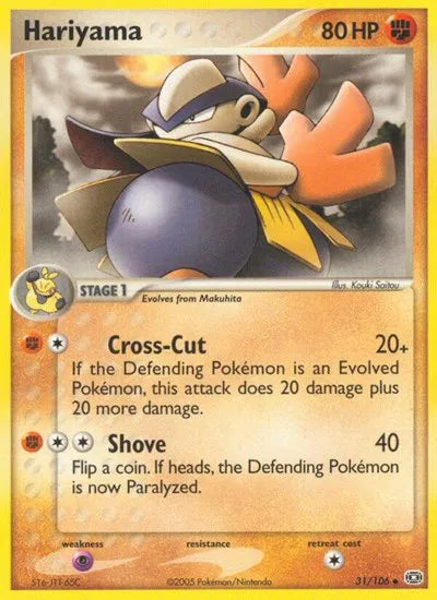 Hariyama 31 (EX Emerald)
