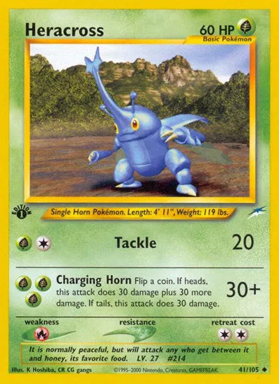Heracross 41 · 1st Edition (Neo Destiny) Vintage