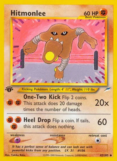Hitmonlee 42 · Neo Destiny - 1st Edition Vintage