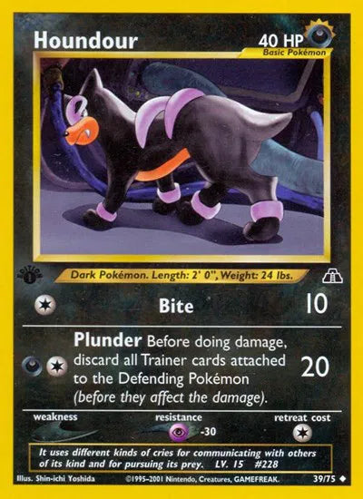 Houndour (39) · 1st Edition (Neo Discovery)