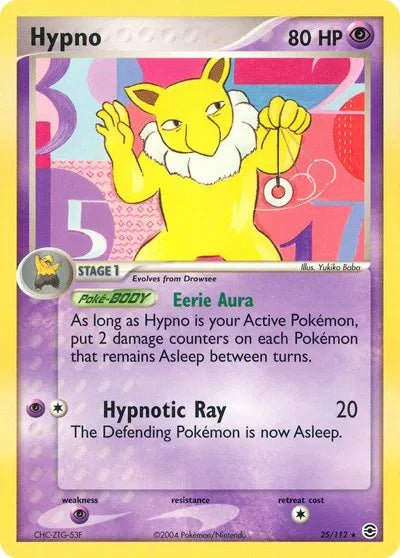 Hypno 25 · Normal (EX FireRed & LeafGreen)
