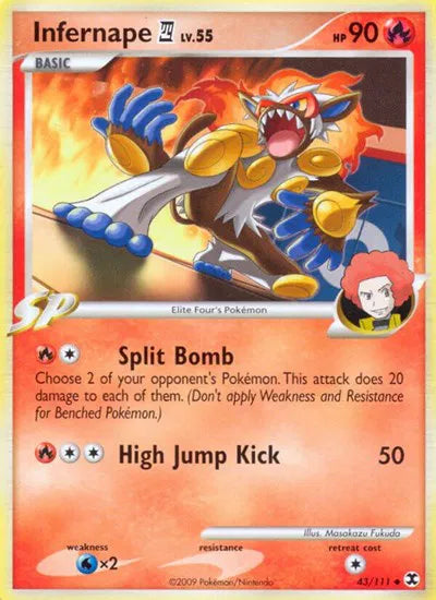 Infernape E4 43 · Normal (Rising Rivals)