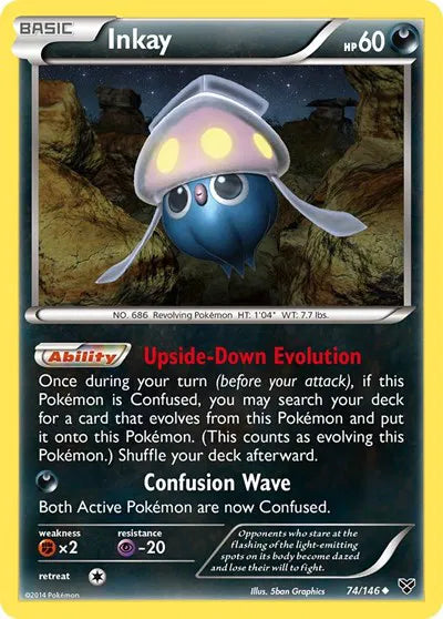 Inkay (74) · Reverse Holofoil (XY Base Set)