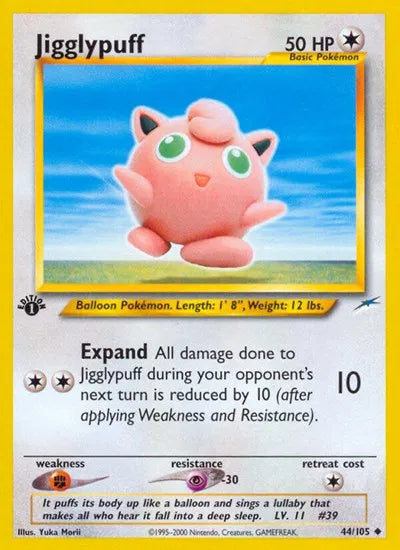 Jigglypuff 44 · Neo Destiny - 1st Edition Vintage
