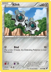 Klink [Cracked Ice] #74 Pokemon Black & White