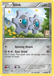 Klink [Reverse Holo] #74 Pokemon Emerging Powers