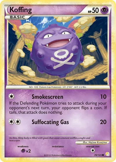 Koffing 70 · Normal (HeartGold SoulSilver)