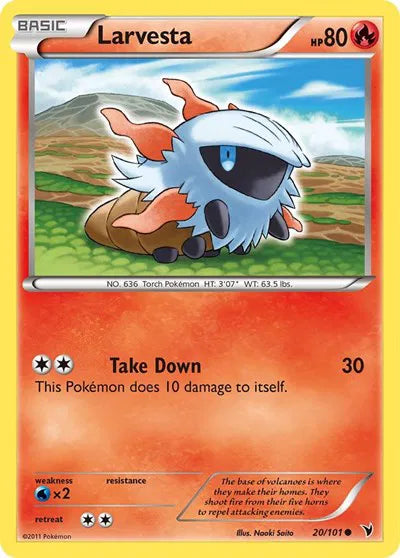 Larvesta (20) · Normal (Noble Victories)
