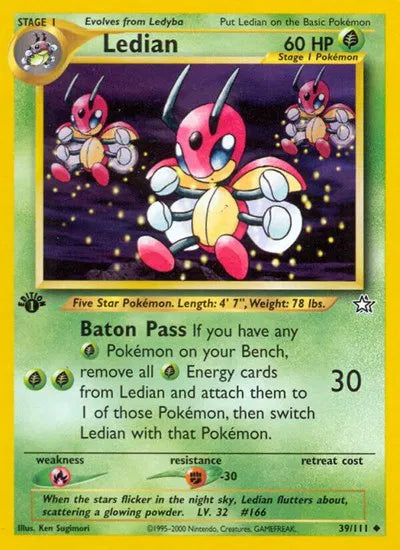 Ledian 39 · 1st Edition (Neo Genesis)