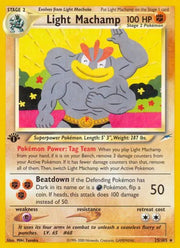 Light Machamp 25 · 1st Edition (Neo Destiny)