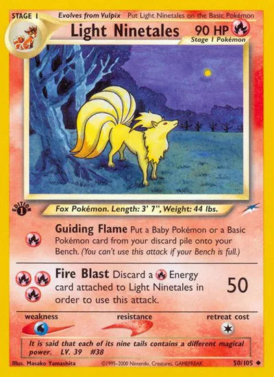 Light Ninetales 50 · 1st Edition (Neo Destiny)