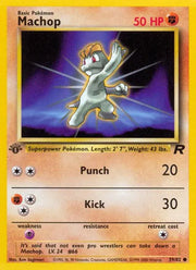 Machop 59 · 1st Edition (Team Rocket)