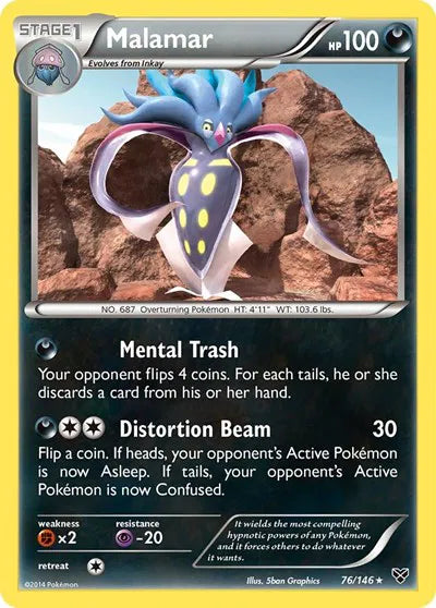Malamar (76) · Normal (XY Base Set)