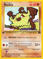 Mankey 61 · 1st Edition (Team Rocket)