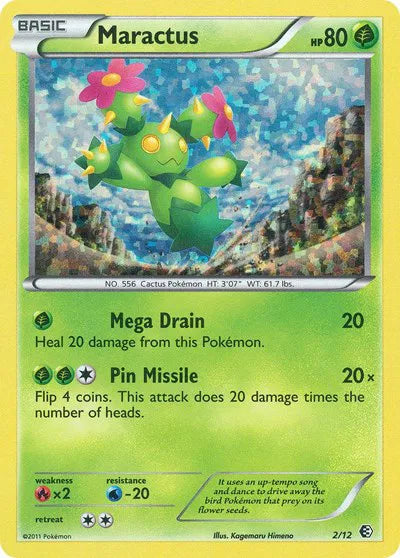 Maractus #2 Pokemon McDonalds 2011