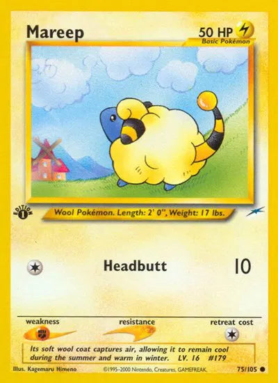 Mareep 75 · Neo Destiny - 1st Edition Vintage