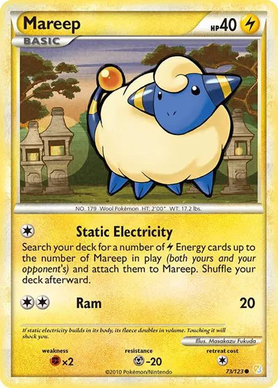 Mareep 73 · Normal (HeartGold SoulSilver)