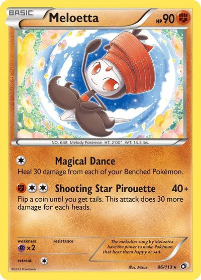Meloetta (86) · Normal (Legendary Treasures)