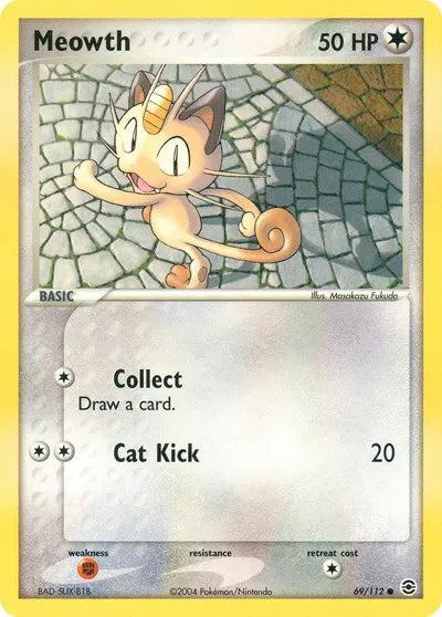 Meowth 69/112 - EX FireRed & LeafGreen
