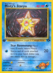 Misty's Staryu 92 · 1st Edition (Gym Challenge)